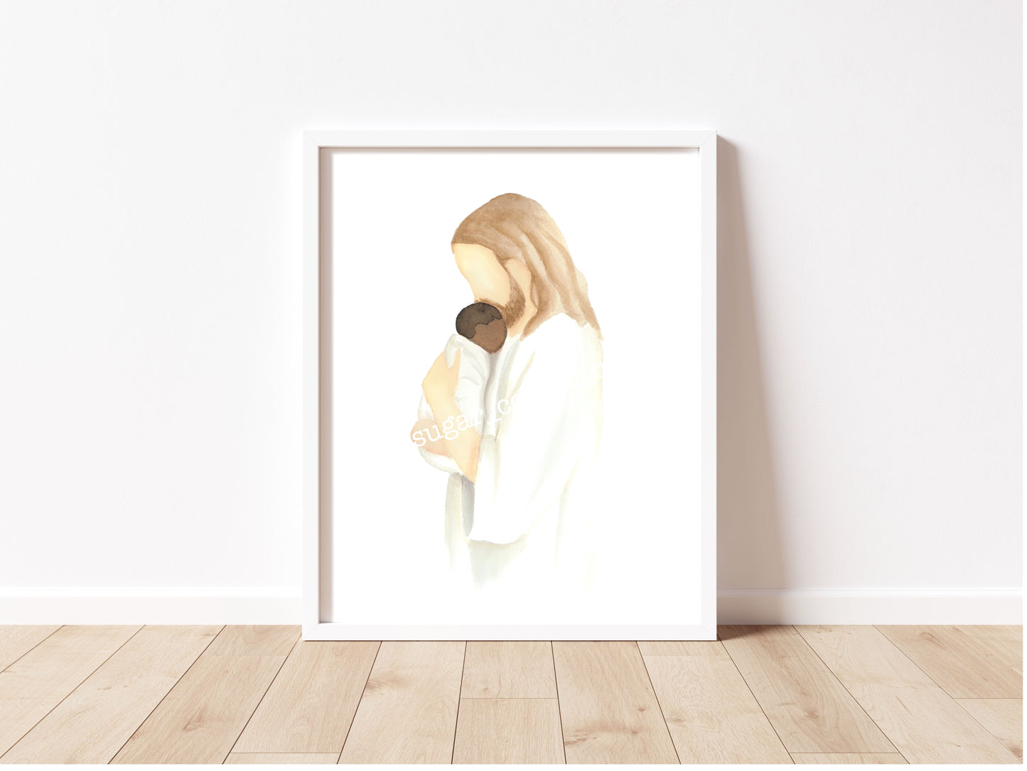 Jesus Holding Baby Miscarriage Print