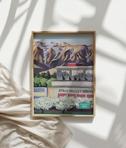 Utah Valley Oil Painting Print