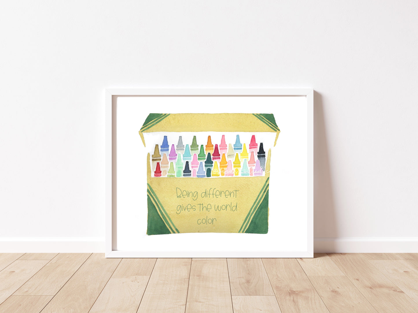 Teacher Classroom Watercolor Print