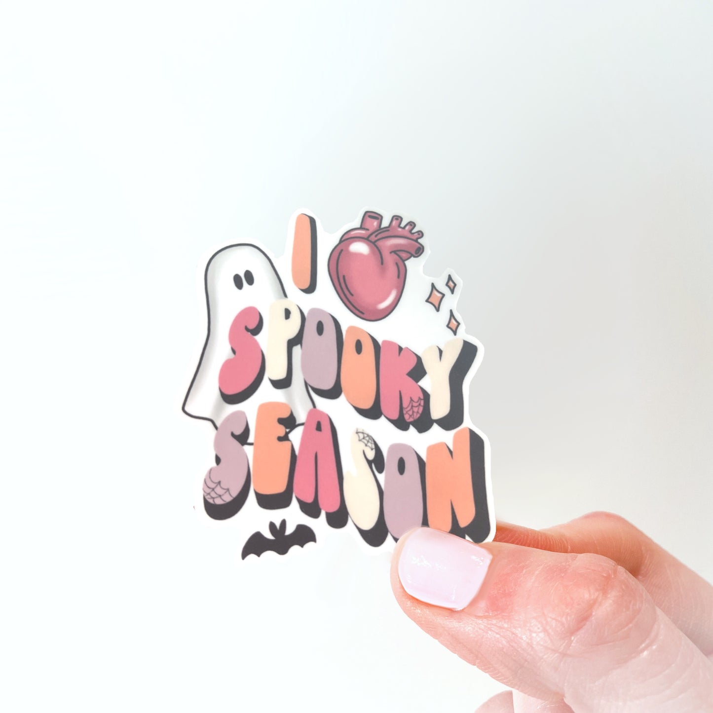 I Heart Spooky Season Sticker
