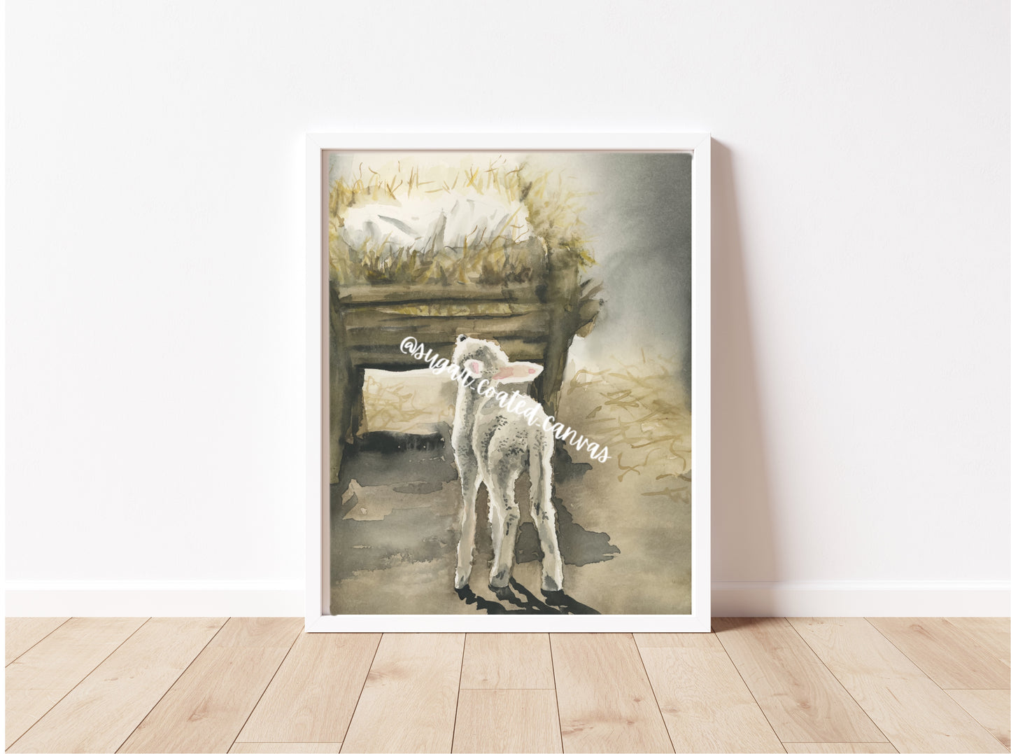 Lamb Of God Watercolor Print