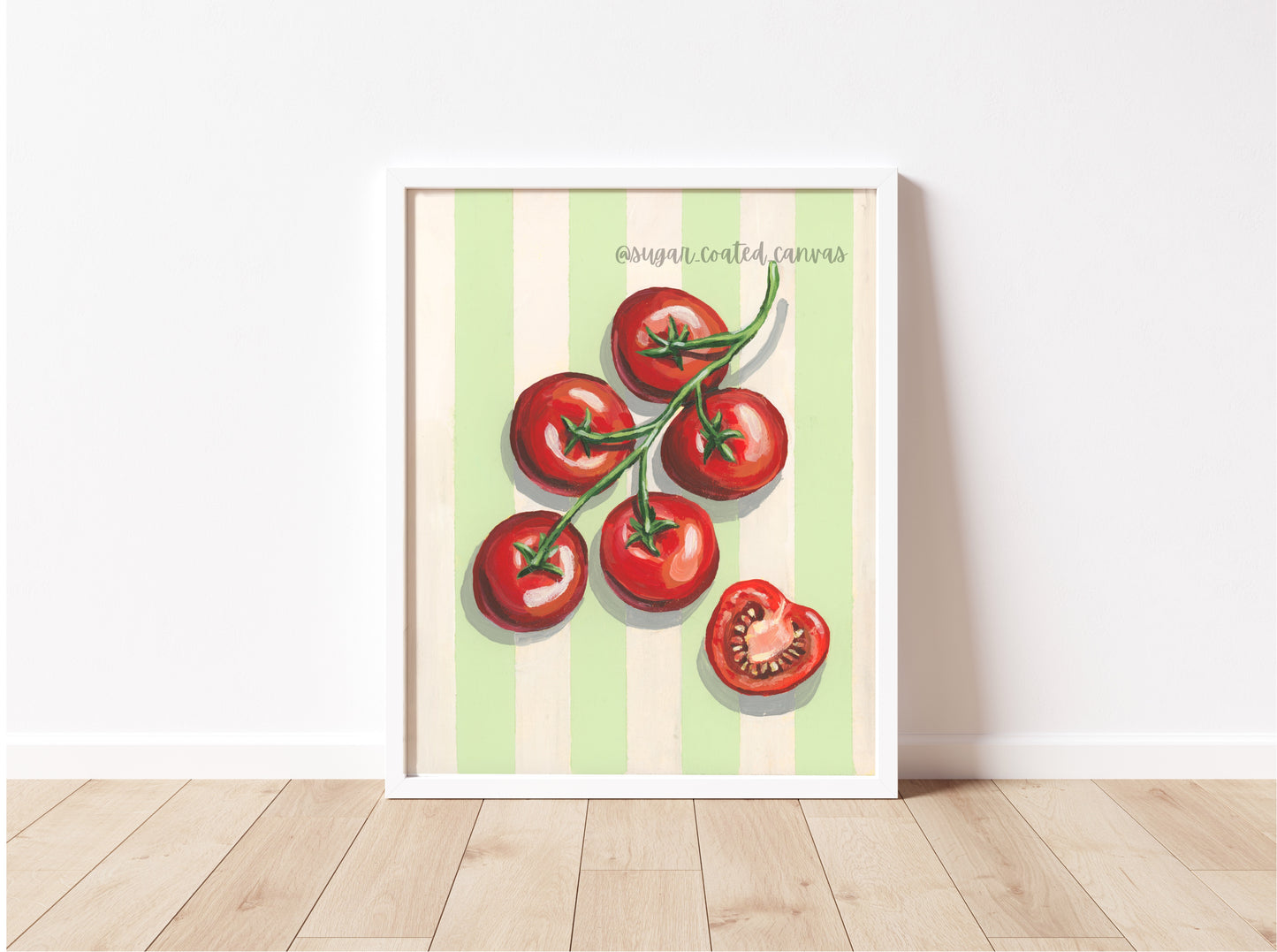 Tomatoes Acrylic Painting Print