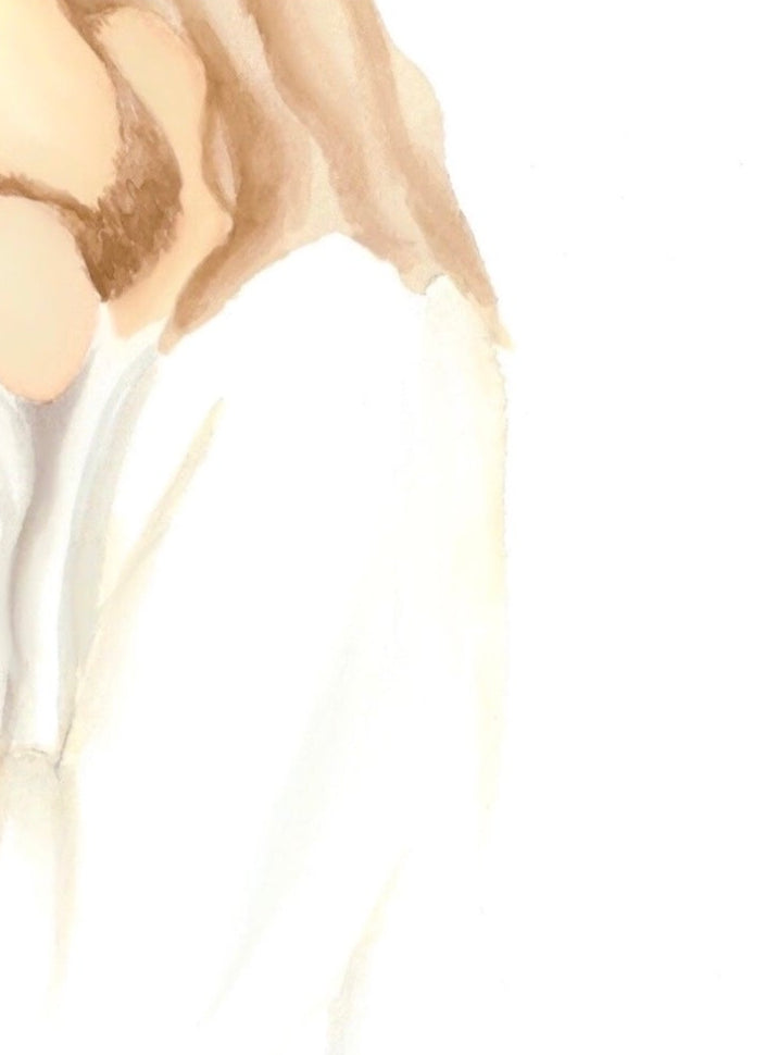 Jesus Holding Baby Miscarriage Print