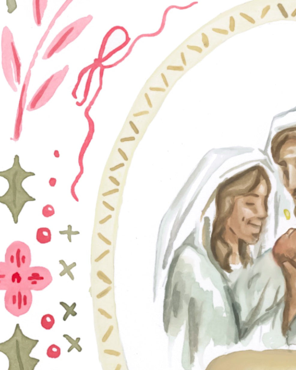 Peace on Earth Watercolor Print