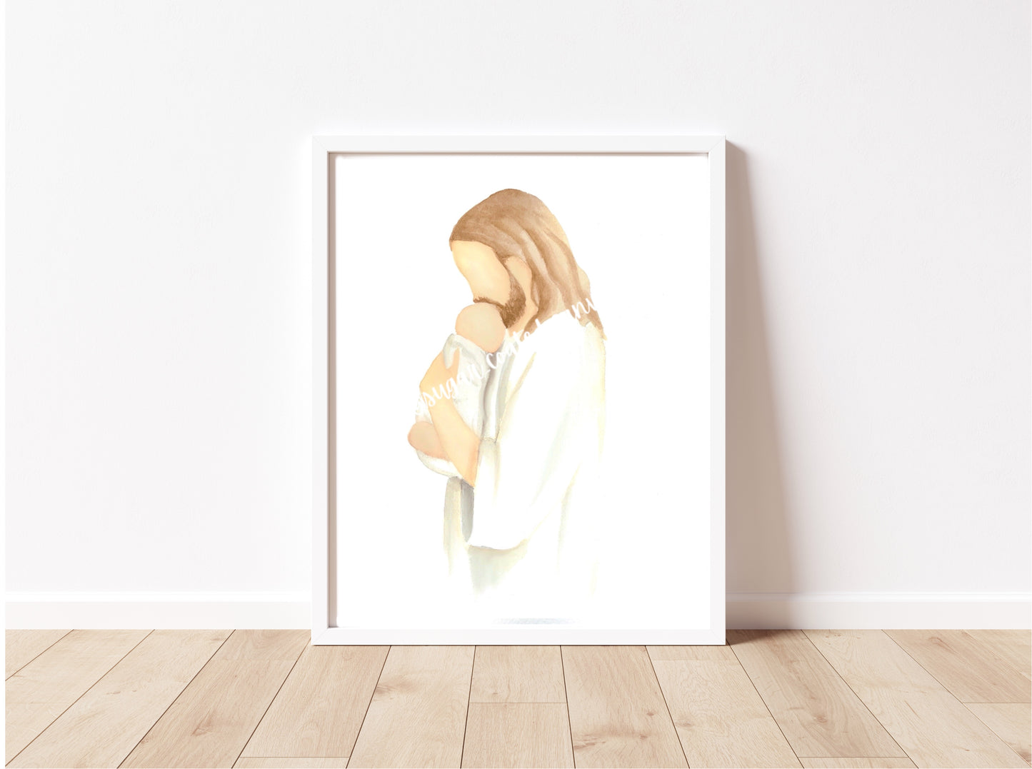 Jesus Holding Baby Miscarriage Print