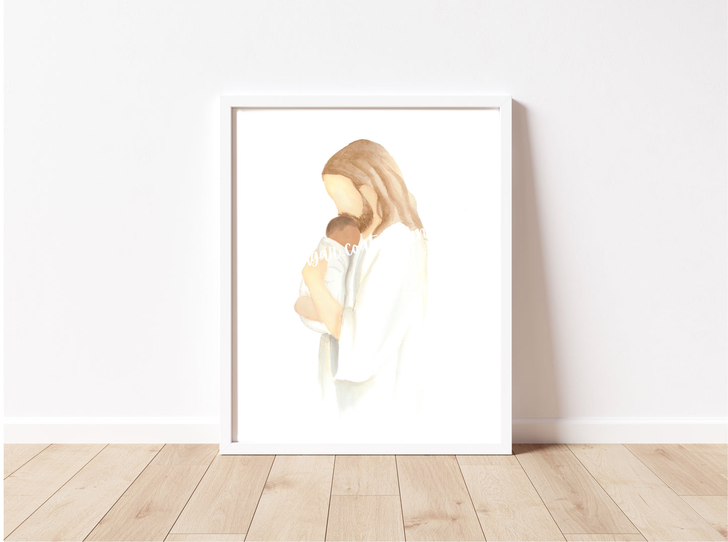 Jesus Holding Baby Miscarriage Print