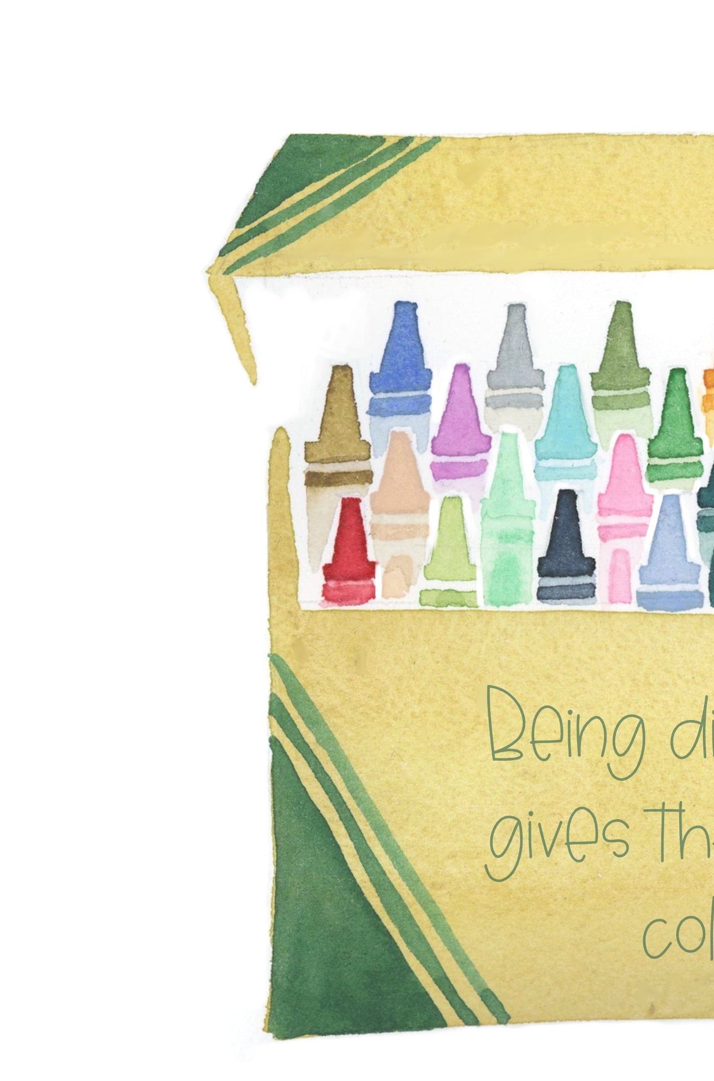 Teacher Classroom Watercolor Print
