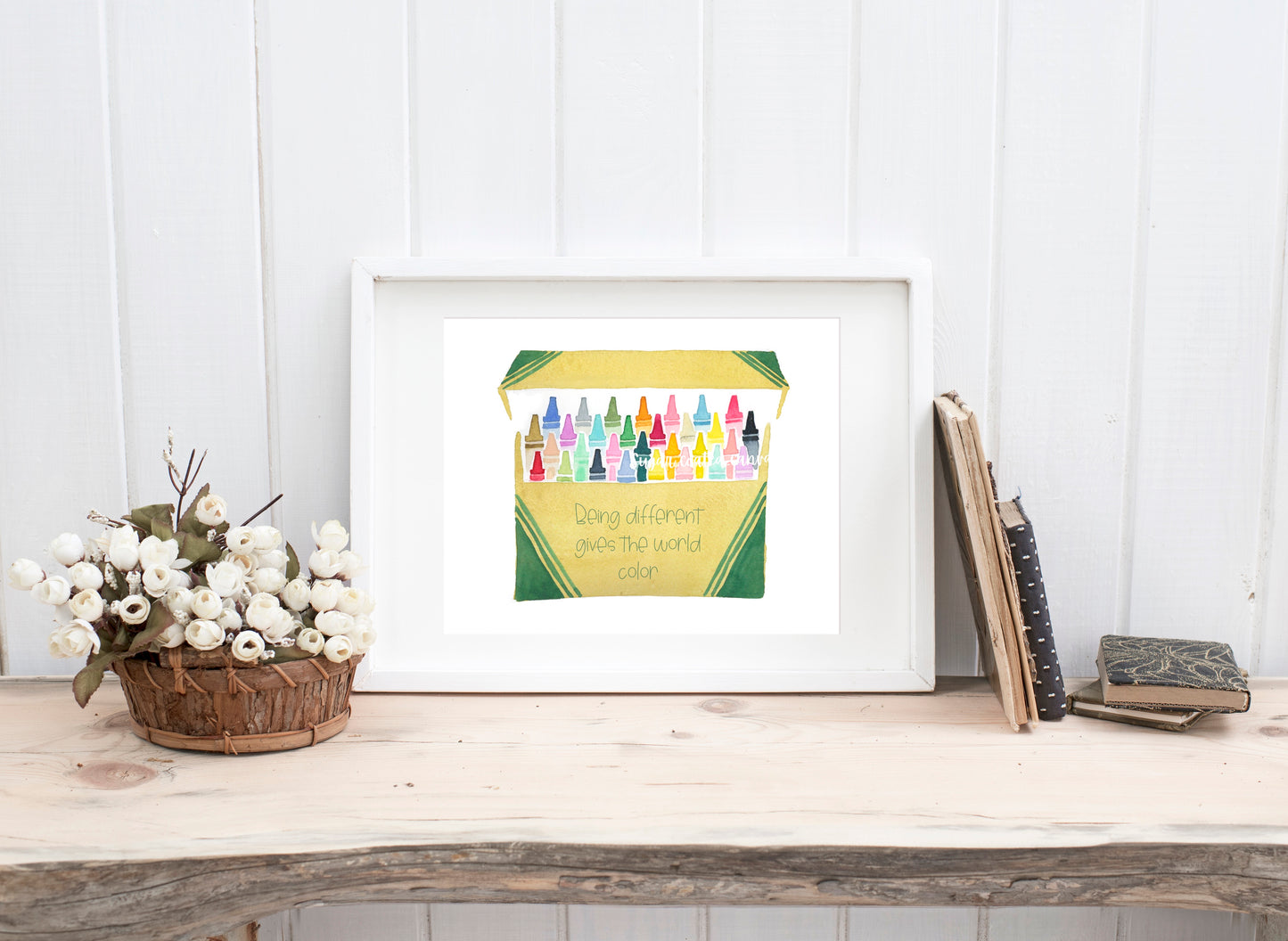 Teacher Classroom Watercolor Print