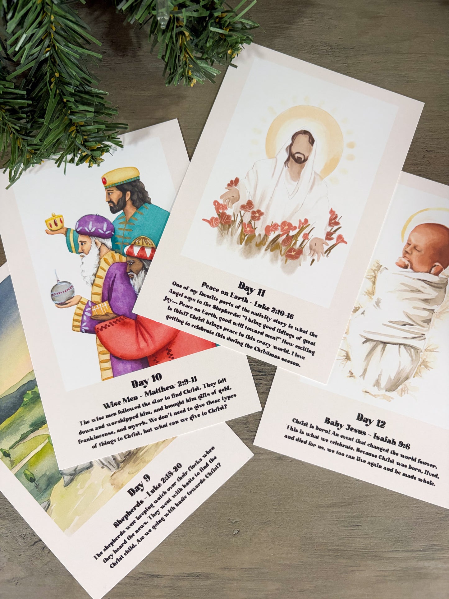 12 days of Christmas Nativity Countdown