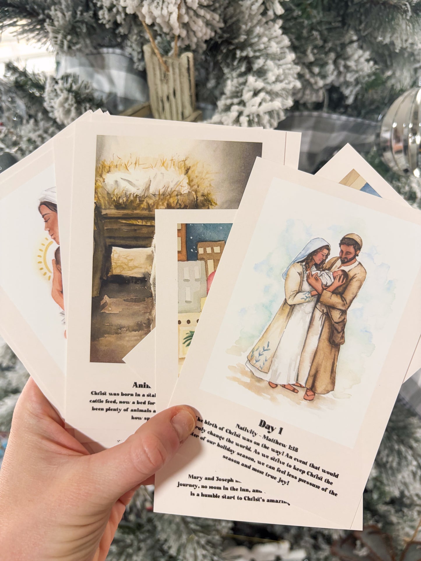 12 days of Christmas Nativity Countdown