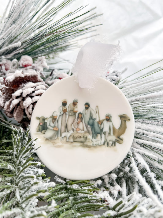 Nativity Christmas Ornament