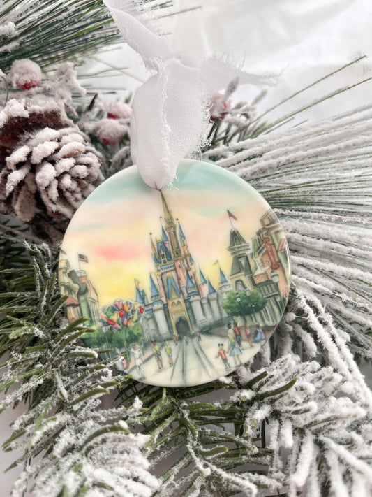 Main Street Florida Christmas Ornament