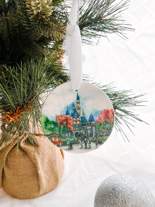 Main Street California Christmas Ornament