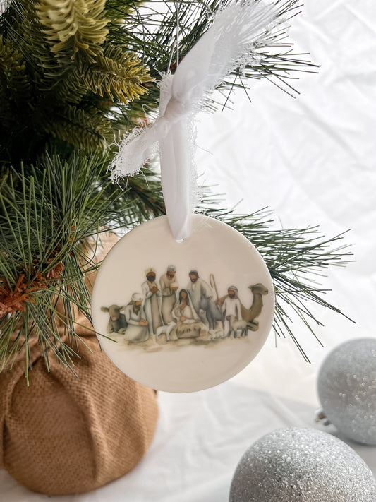 Nativity Christmas Ornament
