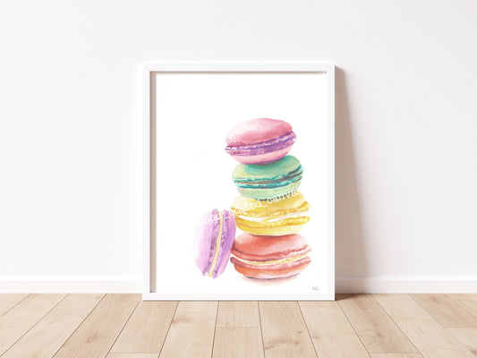 Macarons Watercolor