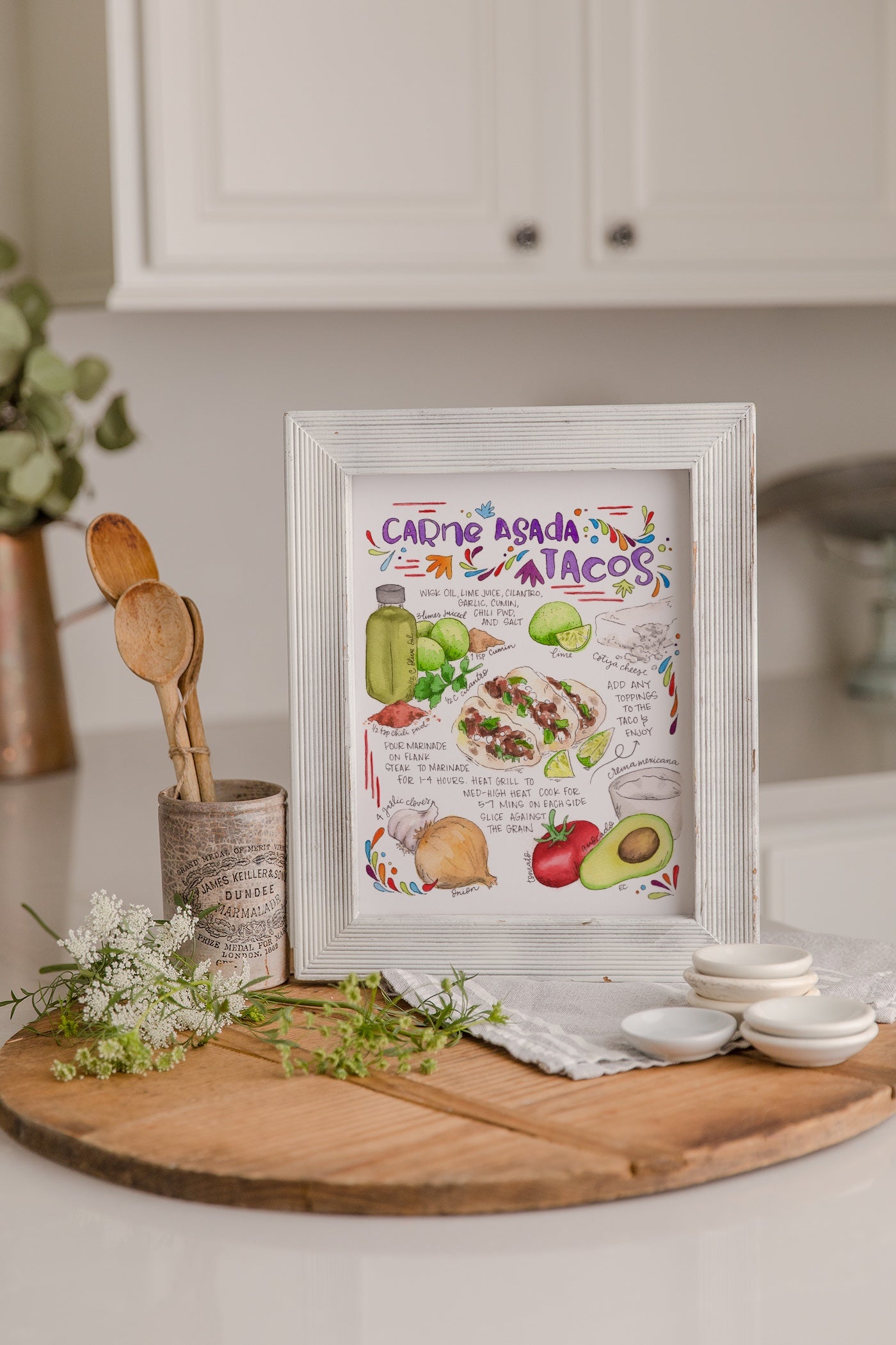 Custom Recipe Illustration.
