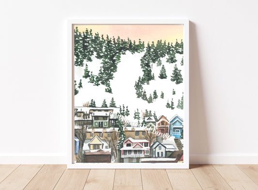 Park City Watercolor Print