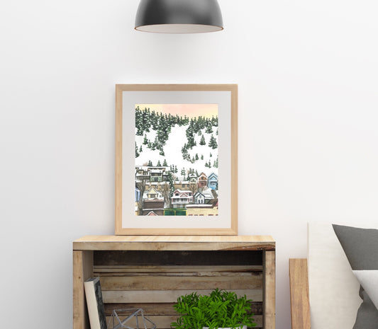 Park City Watercolor Print