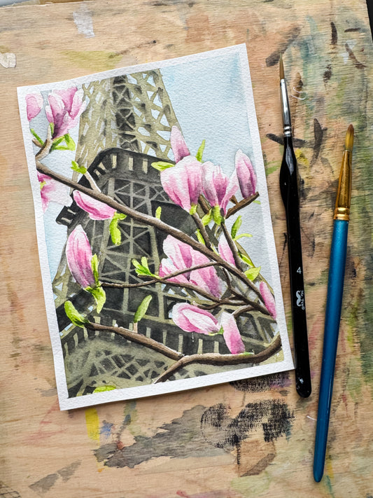 Paris in Spring ORIGINAL Painting