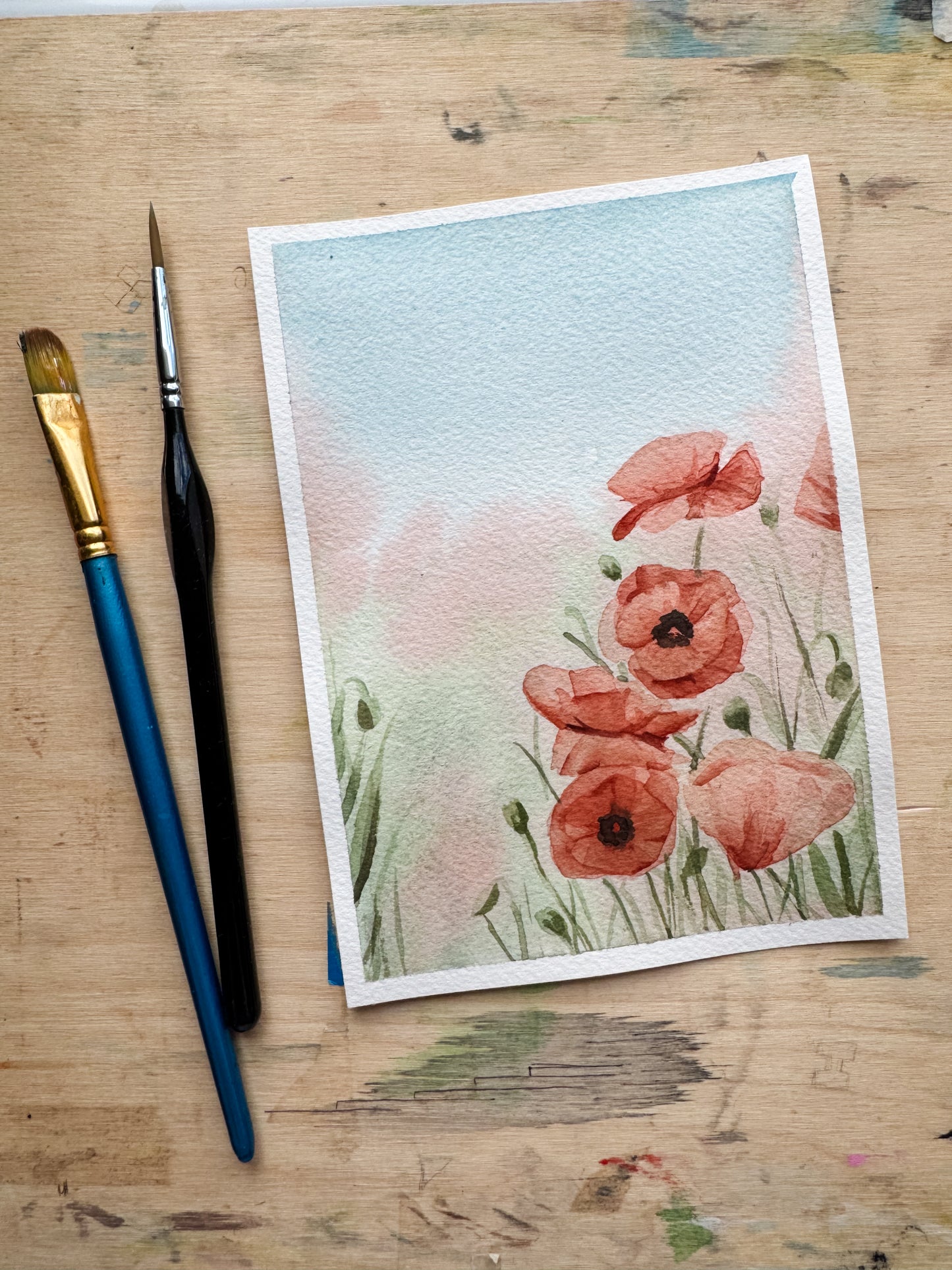 Poppies ORIGINAL painting