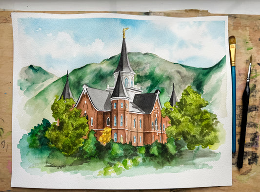 Provo City Center Temple ORIGINAL Painting