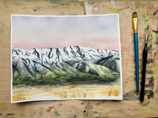 Mount Timp ORIGINAL Watercolor Painting