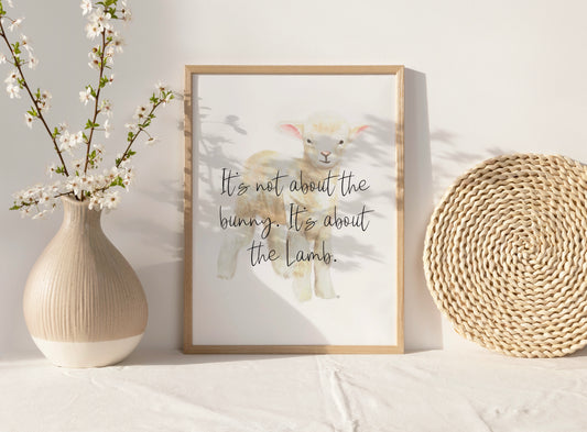 Lamb Easter Print