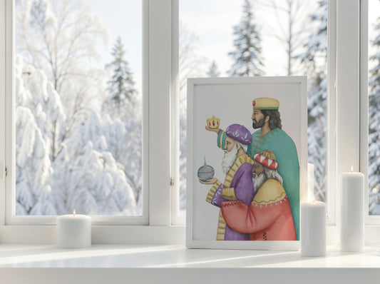 Seeking Him - Wisemen Print