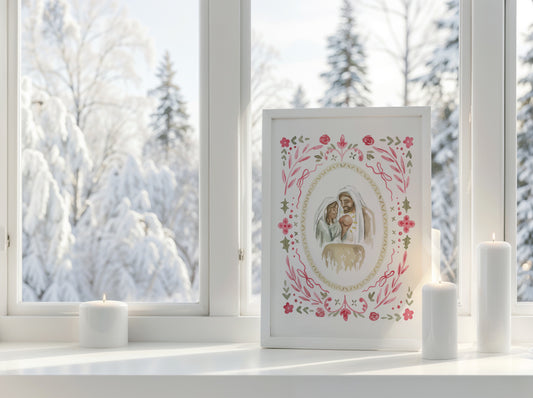 Peace on Earth Watercolor Print