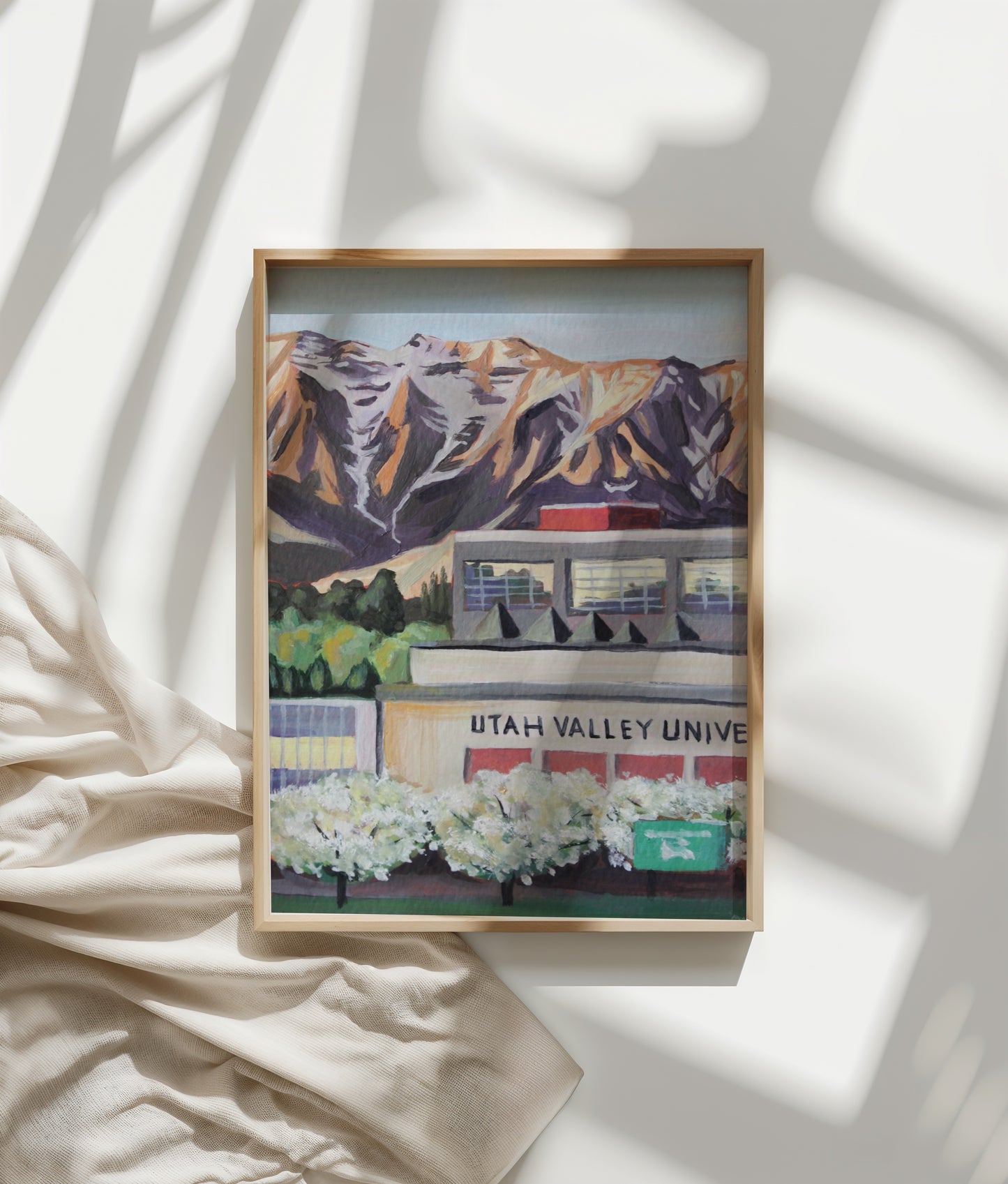 Utah Valley Oil Painting Print