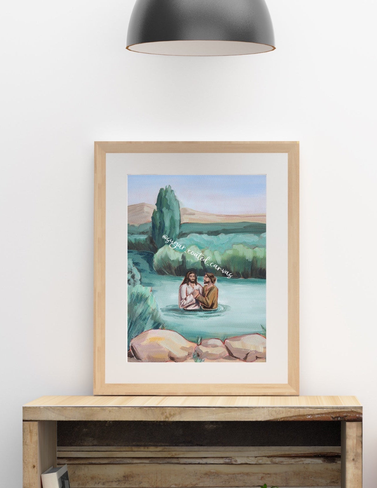 Baptism of Christ Oil Painting Print