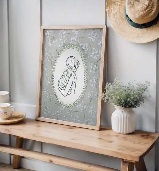 Babies Breath | Mothers Day Print