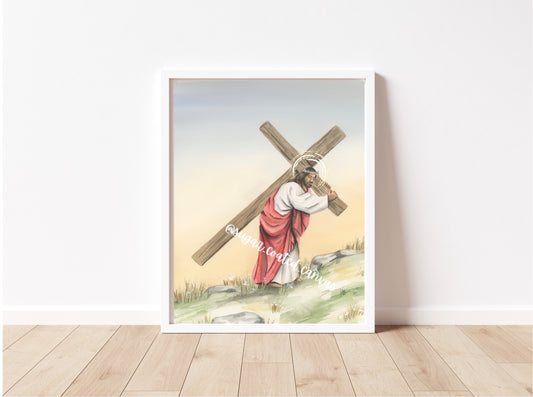 Good Friday Watercolor Print