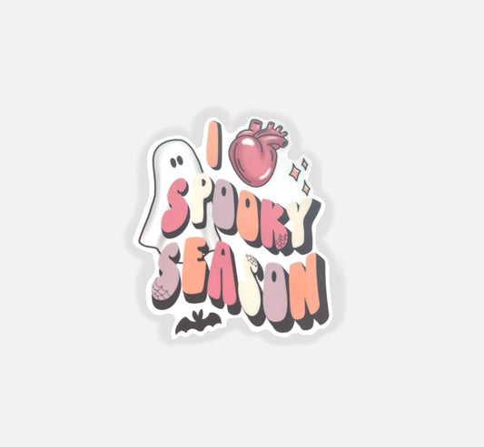 I Heart Spooky Season Sticker