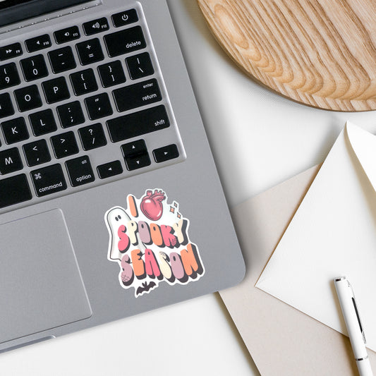 I Heart Spooky Season Sticker