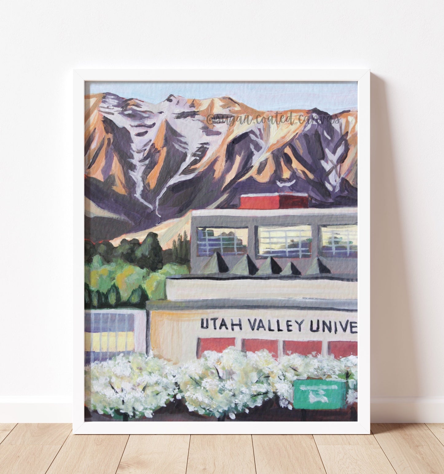 Utah Valley Oil Painting Print