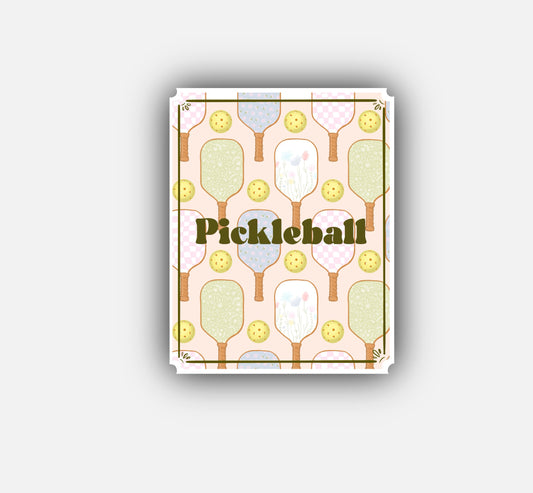 Pickleball Sticker