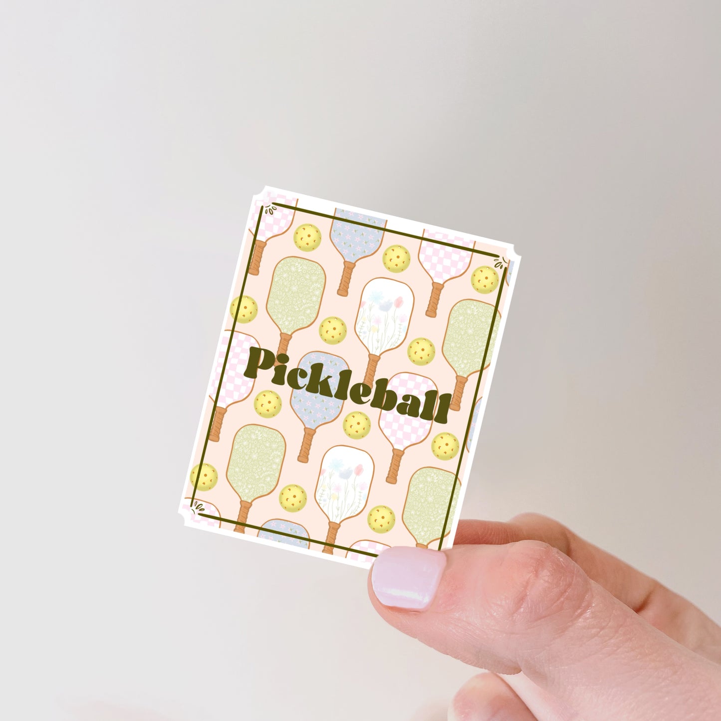 Pickleball Sticker
