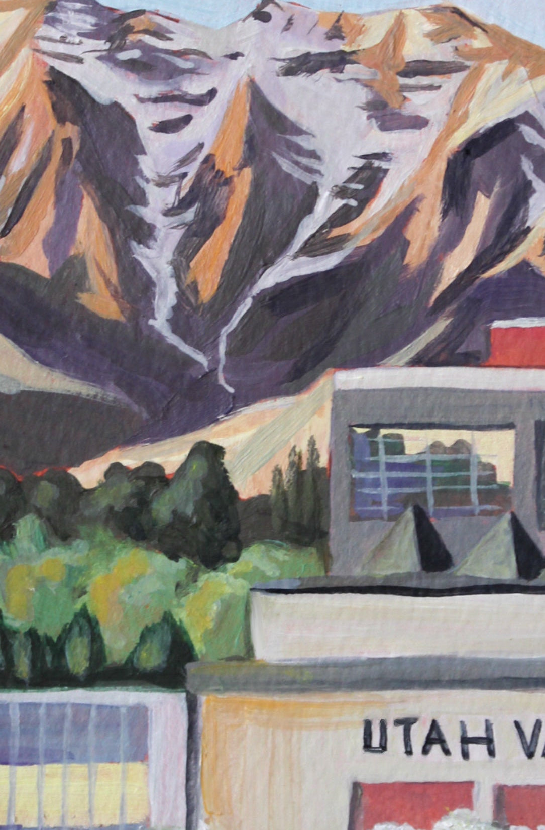 Utah Valley Oil Painting Print