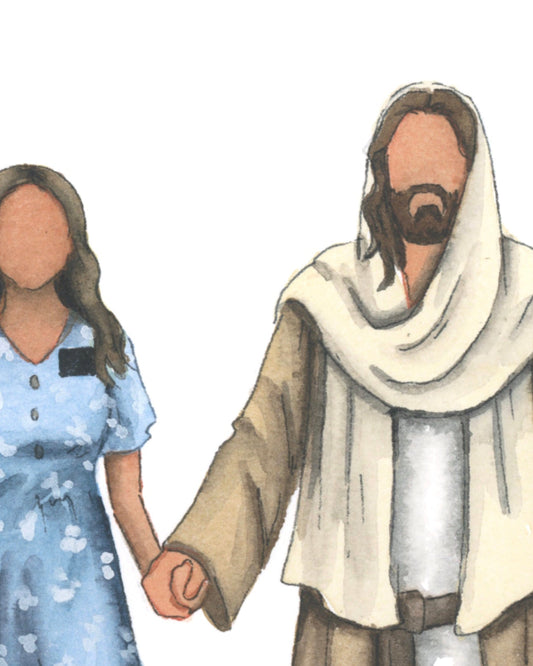 Sister Missionary Brown Hair Medium Skin Tone Digital Download