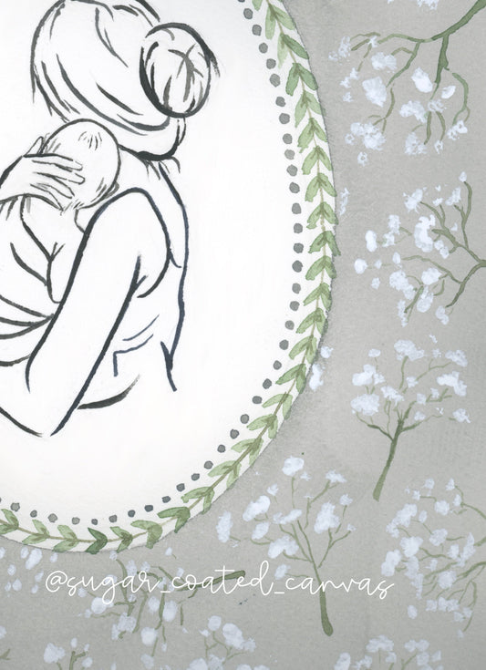 Babies Breath | Mothers Day Print
