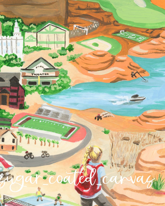 St. George Utah Art Print