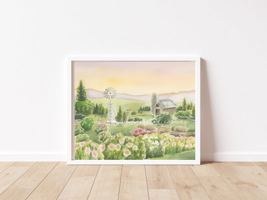 Farmers sunrise