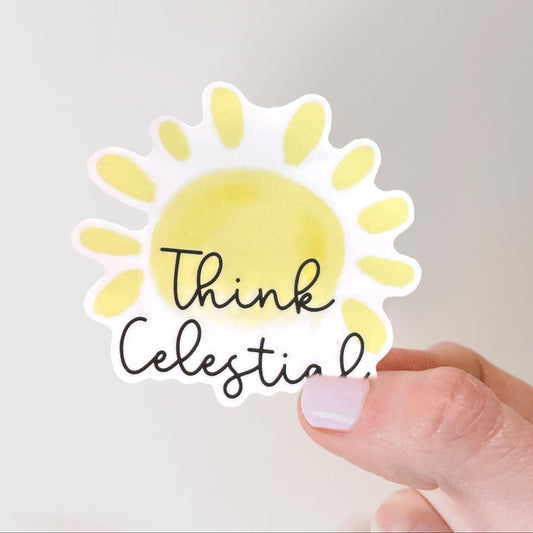 Think Celestial Sticker