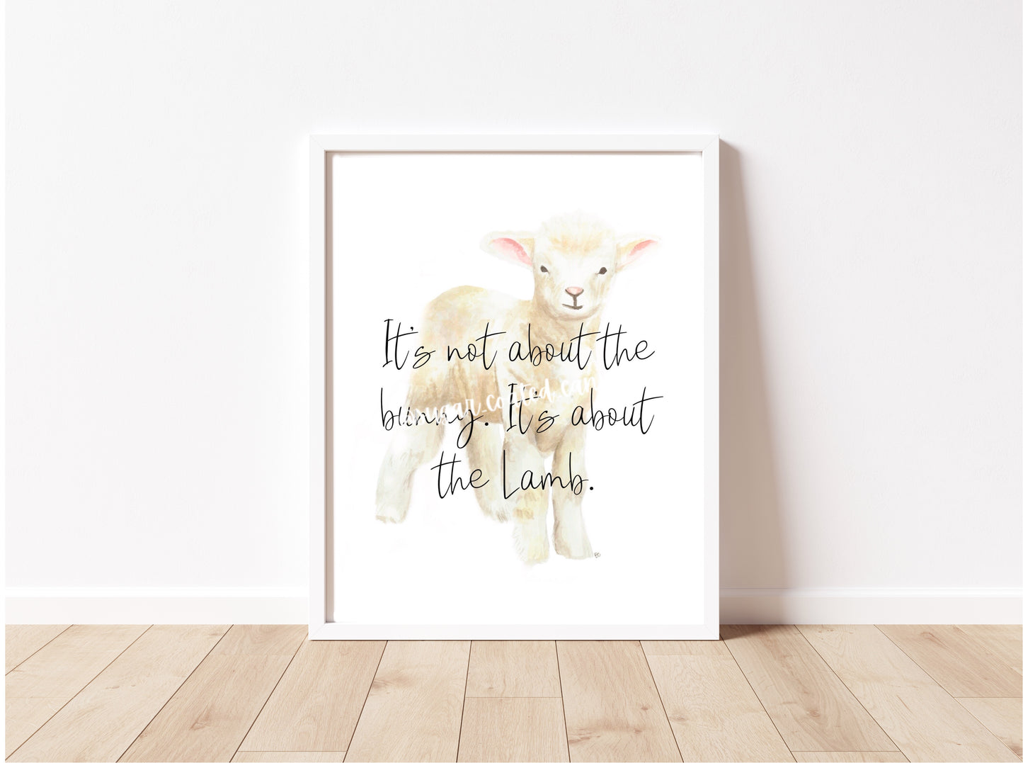 Lamb Easter Print