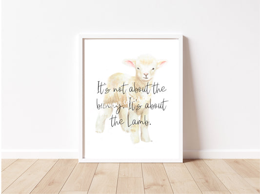 Lamb Easter Print
