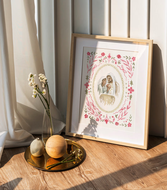 Peace on Earth Watercolor Print