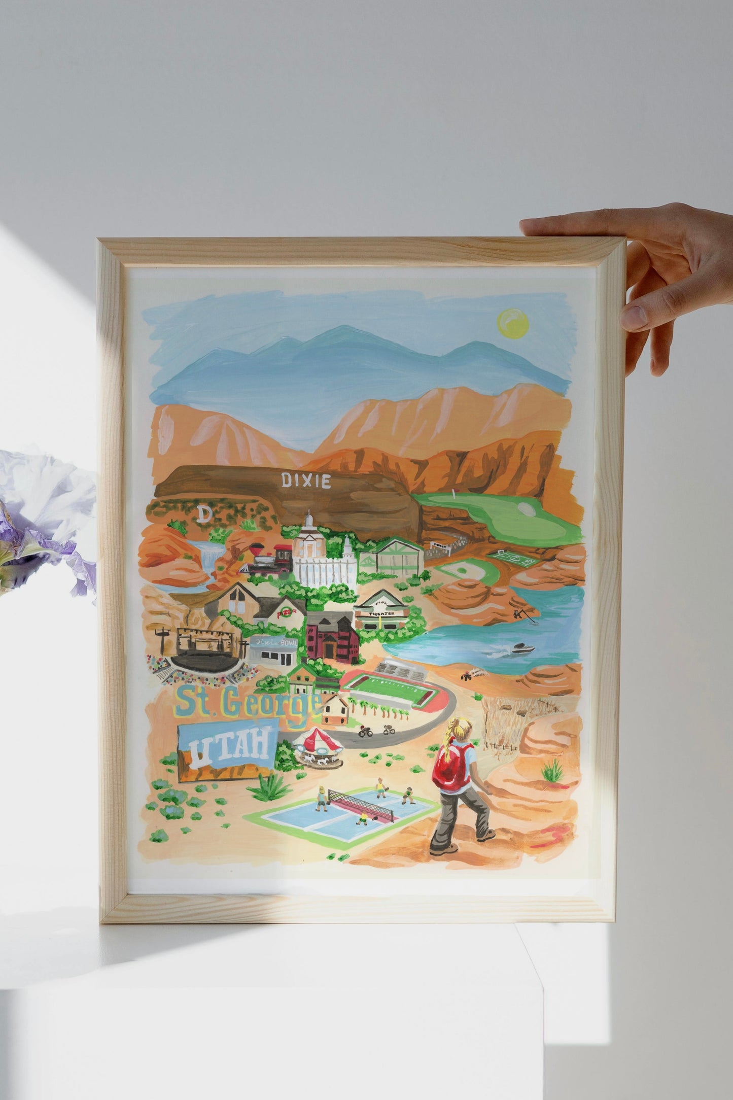 St. George Utah Art Print