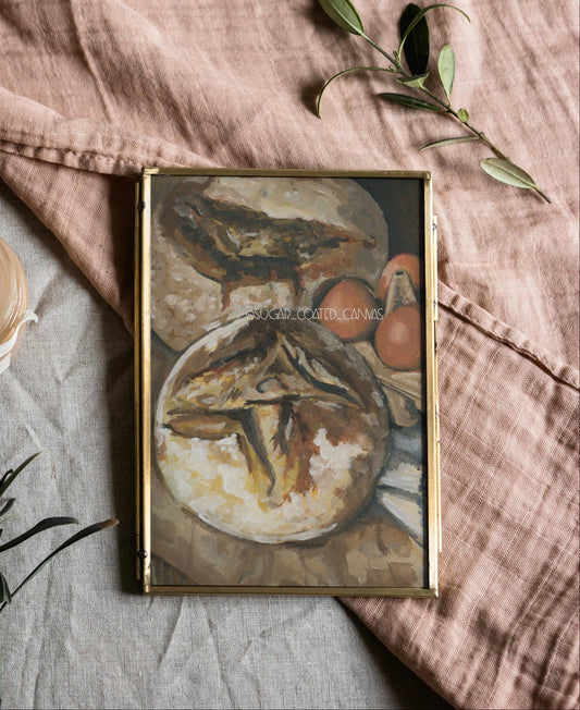 Sourdough Bread Oil Print