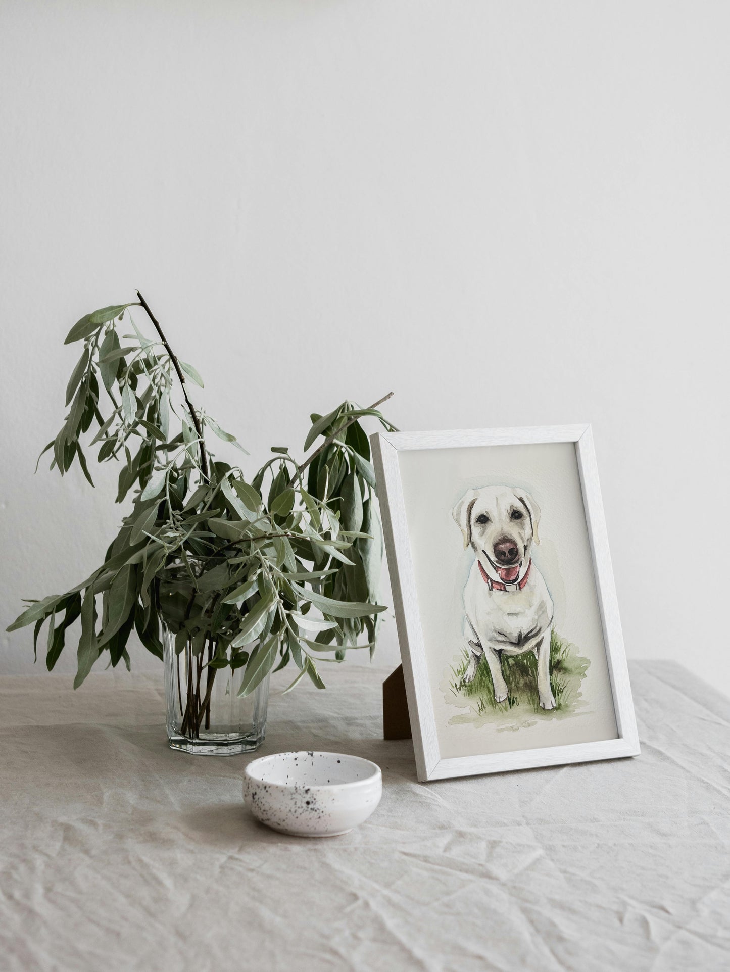 Custom Pet Watercolor Painting